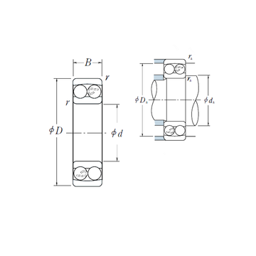 2304 NSK Self Aligning Ball Bearings